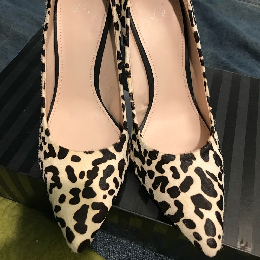 Victoria Secret 4 inch heels. Spotted leopard